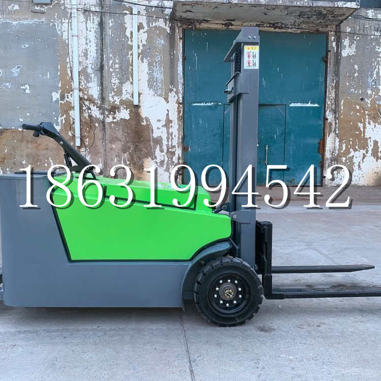 蕉岭县小型电动叉车1吨2吨步行站驾式电瓶堆高充电装卸车液压升降车铲车